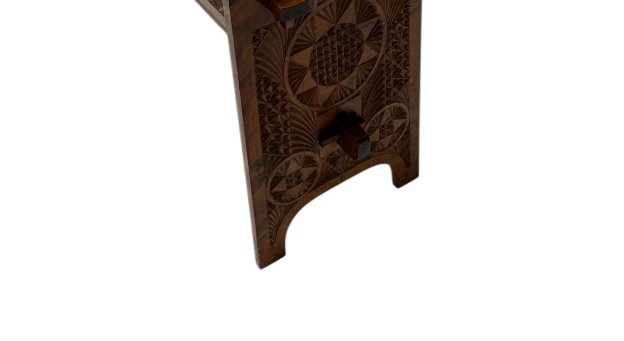 Swedish Mid-Century Modern Ash Small Bench or Stool, 1960s